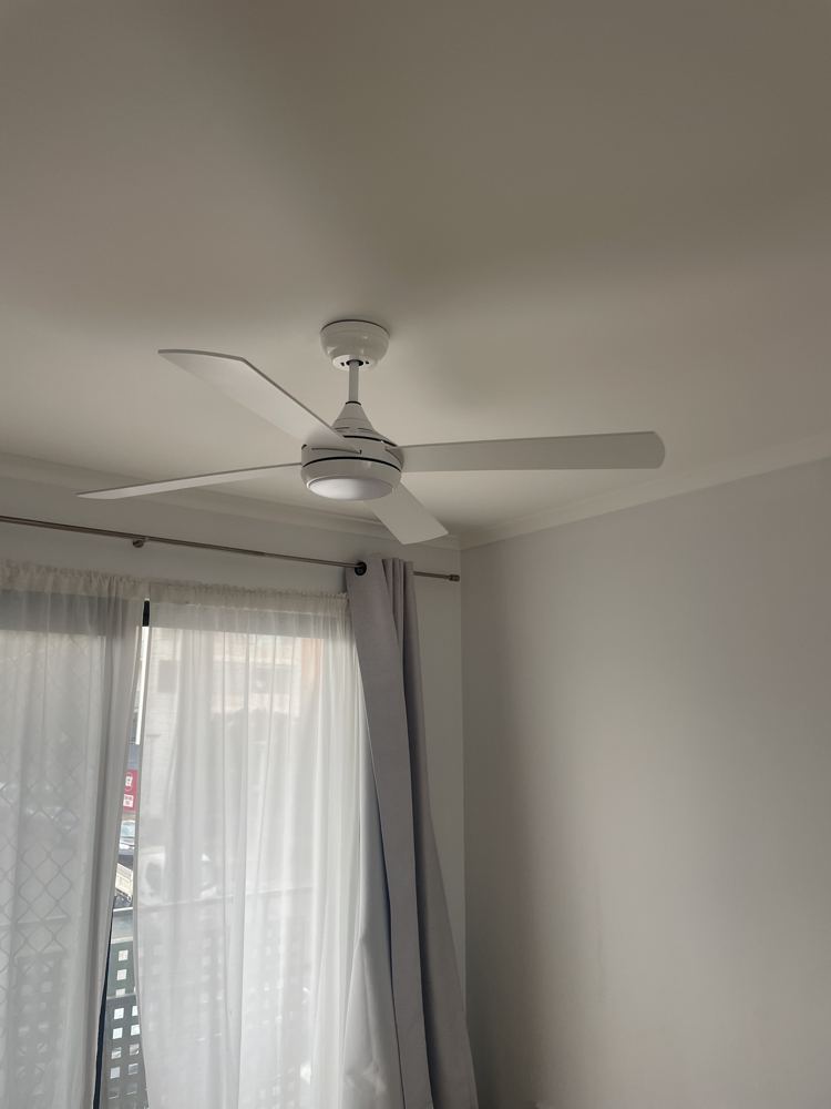 Ceiling fan installation