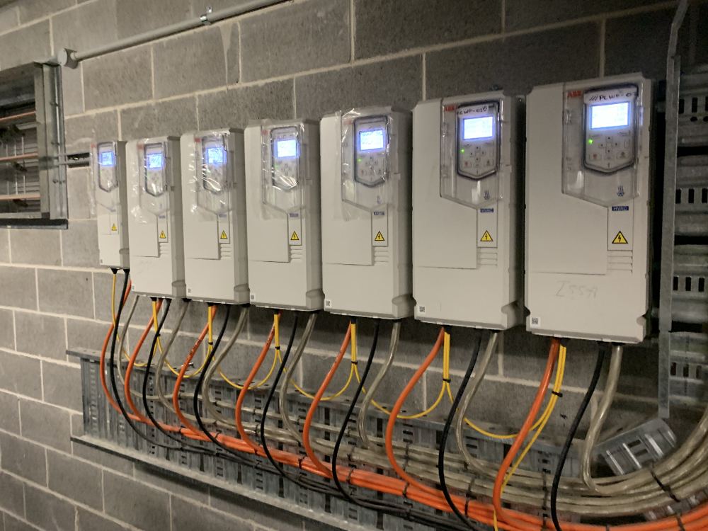 Variable speed drive installation